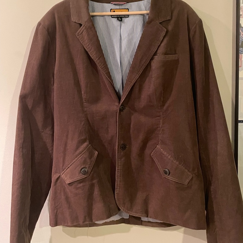 XL men’s Brooklyn Industry corduroy jacket worn maybe three times.
